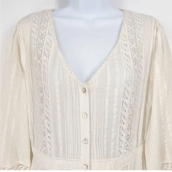 LoveShackFancy Desert Victorian lace Maxi Dress size 0 - Picture 10 of 15